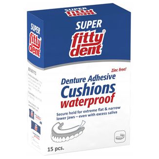 Fittydent Super, podściółki do mocowania dolnych i górnych protez zębowych, 15 sztuk - zdjęcie produktu