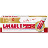 Lacalut Aktiv, pasta do zębów, 75 ml + pomadka do ust, 4,8 g gratis USZKODZONE OPAKOWANIE - miniaturka zdjęcia produktu