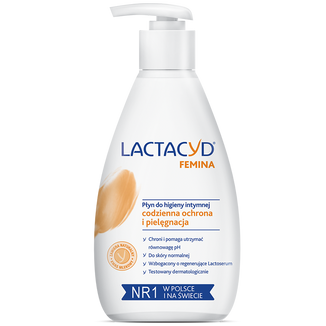 Lactacyd Femina, płyn do higieny intymnej, 200 ml - zdjęcie produktu