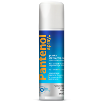 Farmona Pantenol Spray, regenerująco-łagodząca pianka do twarzy i ciała, 150 ml - zdjęcie produktu