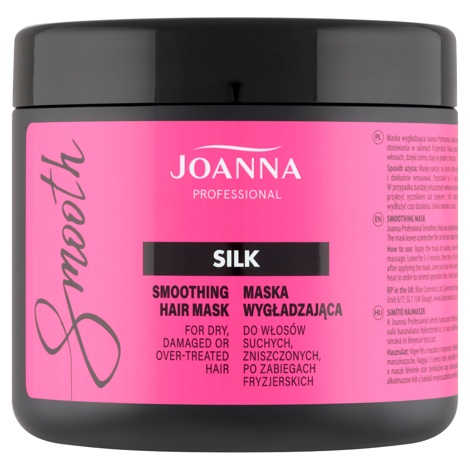 Nieznana Joanna Professional Jedwab, Maske glättend, 500 g — Inhaltsstoffe und Bewertung