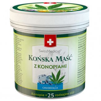 SwissMedicus, końska maść z konopiami chłodząca, 250 ml - zdjęcie produktu