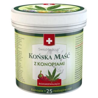 SwissMedicus, końska maść z konopiami, rozgrzewająca, 250 ml - zdjęcie produktu