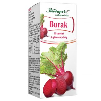 Herbapol Burak, 30 kapsułek - zdjęcie produktu