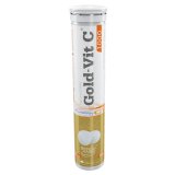 Olimp, Gold-Vit C, 1000 mg, smak pomarańczowy, 20 tabletek musujących - miniaturka zdjęcia produktu
