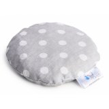 Bocioland, termofor okrągły z pestek wiśni, 13 cm, grochy szare, 1 sztuka - miniaturka zdjęcia produktu