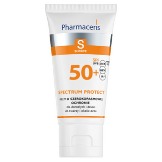 Pharmaceris S Spectrum Protect, SPF 50+ krem o szerokopasmowej ochronie, 50 ml - zdjęcie produktu