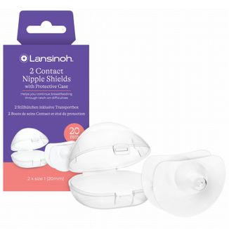Lansinoh, osłonki laktacyjne, rozmiar 1, 20 mm, 2 sztuki USZKODZONE OPAKOWANIE - zdjęcie produktu