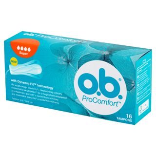 O.B. ProComfort, tampony higieniczne, Super, 16 sztuk - miniaturka 2 zdjęcia produktu