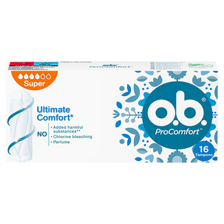 O.B. ProComfort, tampony higieniczne, Super, 16 sztuk - zdjęcie produktu