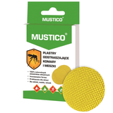 Mustico, plastry odstraszające komary i meszki, dla dzieci od 6 miesiąca, 12 sztuk KRÓTKA DATA - miniaturka zdjęcia produktu