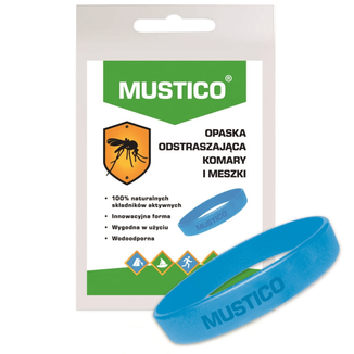 Mustico, opaska odstraszająca komary i meszki, 1 sztuka - zdjęcie produktu