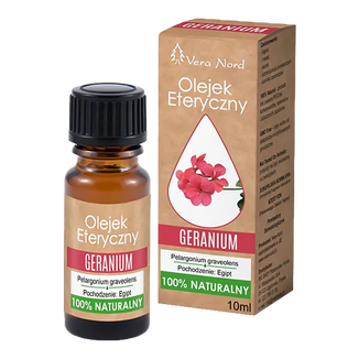 Vera Nord, naturalny olejek eteryczny, geranium, 10 ml - zdjęcie produktu