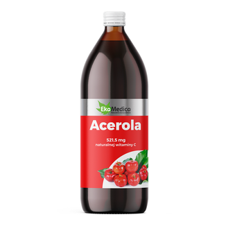 EkaMedica Acerola, sok, 1000 ml - zdjęcie produktu