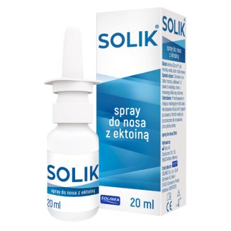Solik, spray do nosa z ektoiną, 20 ml - zdjęcie produktu