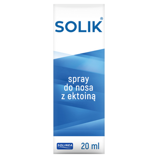 Solik, spray do nosa z ektoiną, 20 ml - zdjęcie produktu