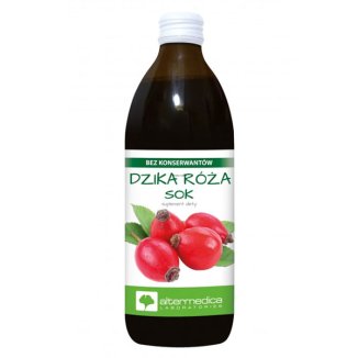Alter Medica Dzika Róża, sok, 500 ml KRÓTKA DATA - zdjęcie produktu