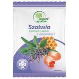 Owoce Ogrodów Szałwia, cukierki ziołowe z witaminą C, 60 g - miniaturka zdjęcia produktu