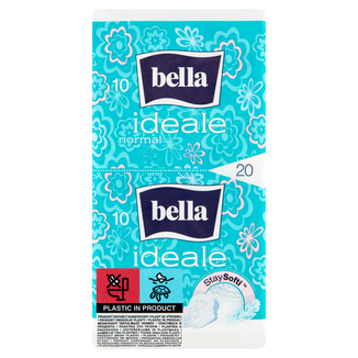 Bella Ideale, podpaski higieniczne StaySofti ze skrzydełkami, ultracienkie, Normal, 20 sztuk - zdjęcie produktu