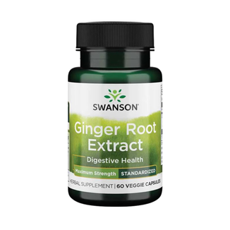 Swanson Ginger Root Extract, imbir lekarski, 60 kapsułek wegetariańskich - zdjęcie produktu