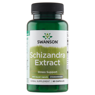 Swanson Schizandra Extract, cytryniec chiński 500 mg, 60 kapsułek - zdjęcie produktu