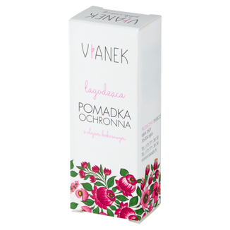 Vianek, pomadka łagodząco-ochronna, 4,6 g USZKODZONE OPAKOWANIE Vianek, pomadka łagodząco-ochronna, 4,6 g USZKODZONE OPAKOWANIE - zdjęcie produktu