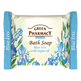 Green Pharmacy, mydło w kostce, niebieski irys, olejek arganowy, 100 g - miniaturka zdjęcia produktu