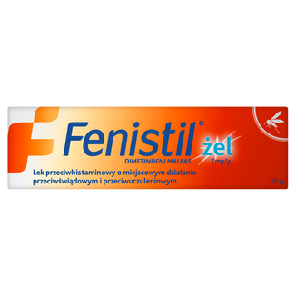 Fenistil 1 mg/g, żel, 50 g KRÓTKA DATA - zdjęcie produktu