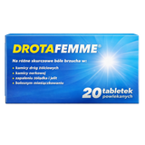 Drotafemme 40 mg, 20 tabletek powlekanych - miniaturka zdjęcia produktu