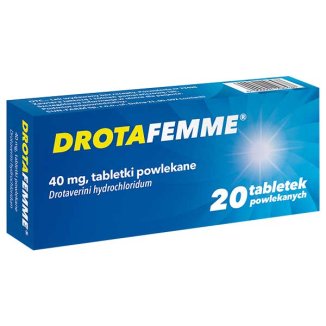 Drotafemme 40 mg, 20 tabletek powlekanych - zdjęcie produktu
