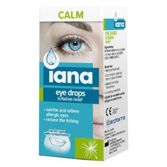 Iana Calm, krople do oczu łagodzące podrażnienia, 10 ml - zdjęcie produktu