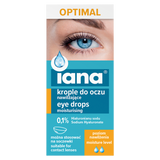 Iana Optimal, nawilżające krople do oczu 0,1 % HA, 10 ml - miniaturka zdjęcia produktu
