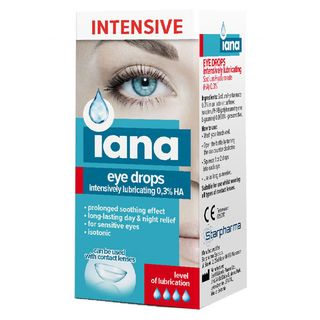 Iana Intensive, nawilżające krople do oczu 0,3 % HA, 10 ml - miniaturka  zdjęcia produktu