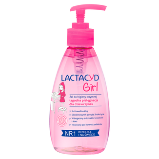 Lactacyd Girl, żel do higieny intymnej dla dziewczynek od 3. roku życia, 200 ml - zdjęcie produktu