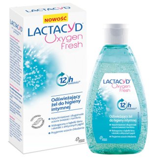 Lactacyd Oxygen Fresh, odświeżający żel do higieny intymnej, 200 ml - zdjęcie produktu