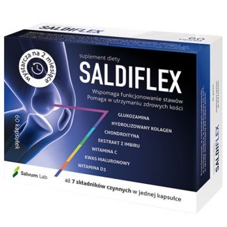 Saldiflex, 60 kapsułek KRÓTKA DATA Saldiflex, 60 kapsułek KRÓTKA DATA - zdjęcie produktu