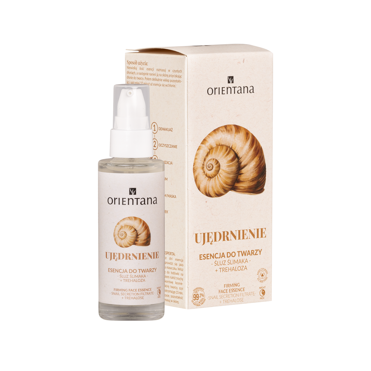 Nieznana Orientana, maska-esencja, śluz ślimaka, 50 ml
