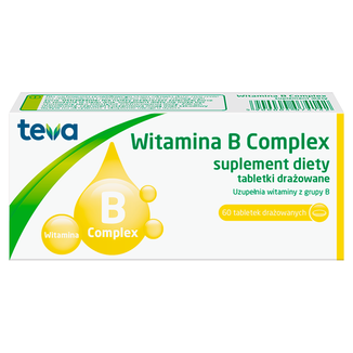 Teva Witamina B Complex, 60 tabletek - zdjęcie produktu