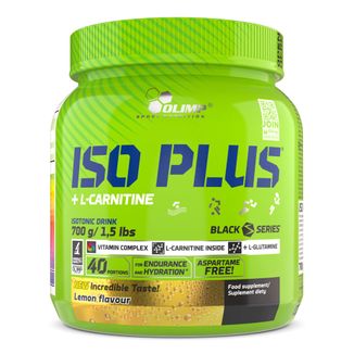 Olimp Iso Plus + L-Carnitine, smak cytrynowy, 700 g USZKODZONE OPAKOWANIE - zdjęcie produktu