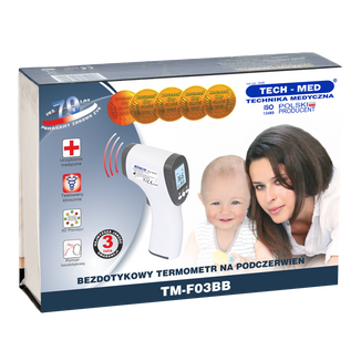 Tech-Med TMA-F03BB, termometr bezdotykowy na podczerwień  - zdjęcie produktu