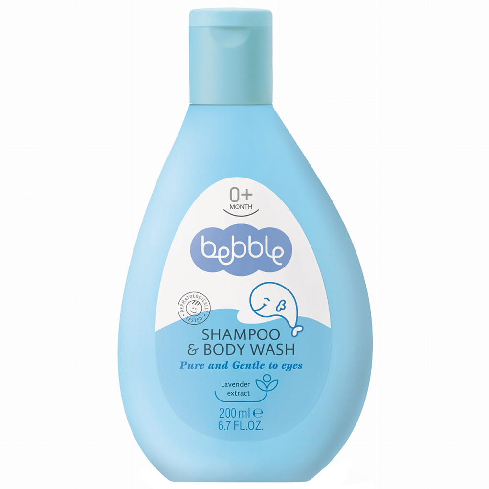 Nieznana Bebble, szampon i żel do mycia ciała, od urodzenia, 200 ml — Składniki i ocena
