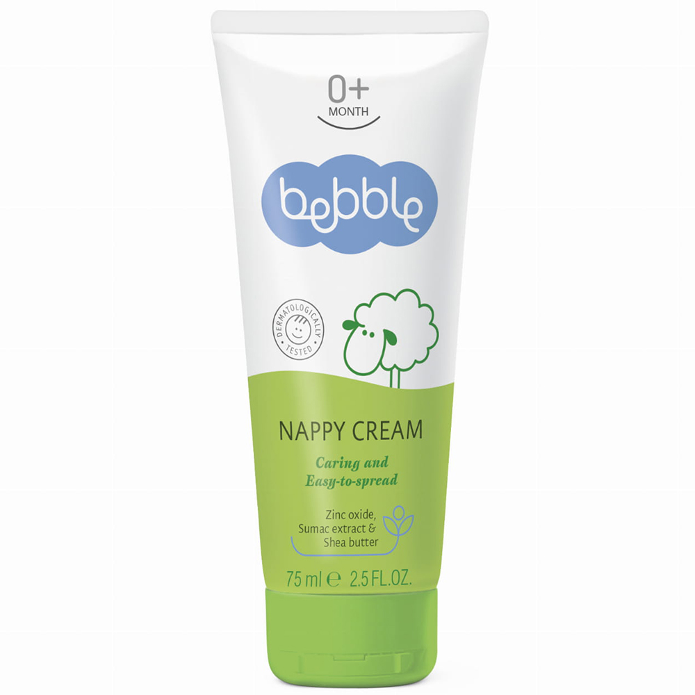 Nieznana Bebble, krem na odparzenia pieluszkowe, od urodzenia, 75 ml