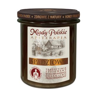 Miody Polskie, miód spadziowy, 400 g - zdjęcie produktu