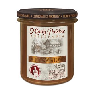 Miody Polskie, miód wielokwiatowy leśny, 400 g - zdjęcie produktu