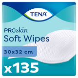 Tena Soft Wipes ProSkin, chusteczki oczyszczające, 135 sztuk - miniaturka zdjęcia produktu