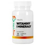 MyVita Witaminy i Minerały Complex Max, 30 tabletek - miniaturka zdjęcia produktu