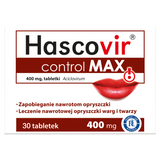 Hascovir control MAX 400 mg, 30 tabletek USZKODZONE OPAKOWANIE - miniaturka zdjęcia produktu