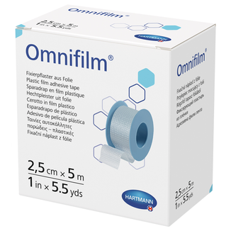 Omnifilm, przylepiec na folii, 2,5 cm x 5 m, 1 sztuka - zdjęcie produktu