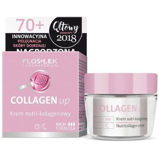 Flos-Lek Collagen Up, krem nutri-kolagenowy z wymiennym wkładem, 50 ml - zdjęcie produktu