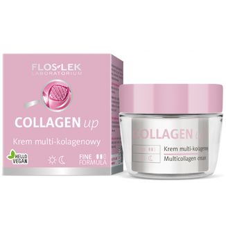Flos-Lek Collagen Up, krem multi-kolagenowy z wymiennym wkładem, 50 ml - zdjęcie produktu